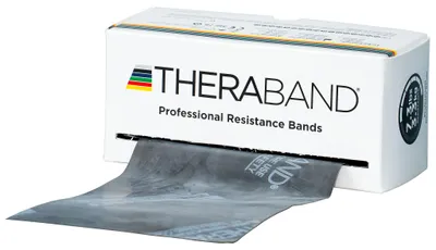Image de TheraBand bande de fitness 5,5 m, noir, particulièrement résistant