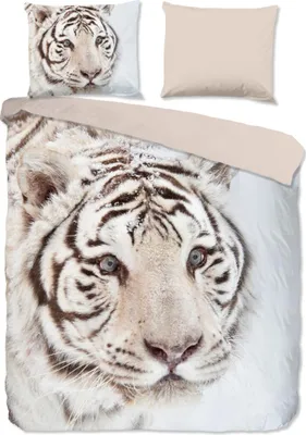 Produktbild von Good Morning Bettbezug "" - Weiß - (200x200/220 cm) - Baumwolle 100% Flanell