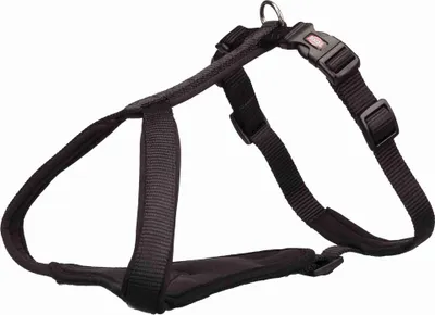 Produktbild von Trixie Premium Y-Geschirr - schwarz - 50-60 cm/15 mm