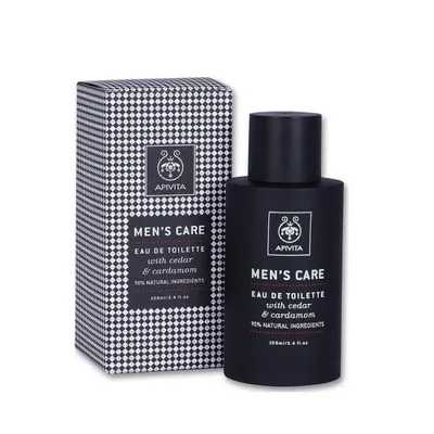 Zdjęcie produktu dla Apivita Woda toaletowa Apivita Men's Care Woda toaletowa z cedrem i kardamonem 100 ml