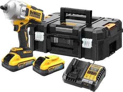 Image de Boulonneuse à chocs ½” 1632 Nm 18V DEWALT DCF961H2T-QW Brushless avec coffret et 2 batteries 5,0 Ah POWERSTACK