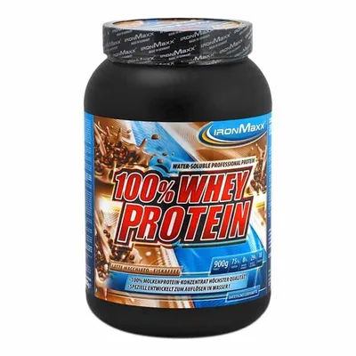 Produktbild von IronMaxx 100 % Whey Protein, 900 g Dose
