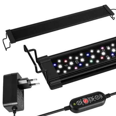 Obrázek produktu pro Peviasot 24W, vodotěsné LED akvarijní osvětlení s držákem a časovačem, dekorativní osvětlení