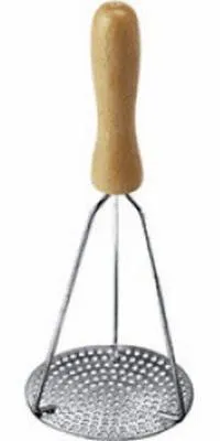Immagine prodotto di Schiacciapatate in acciaio inox con manico in legno