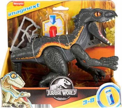 Produktbild von Fisher-Price Imaginext Jurassic World HRK70, 3 Jahr(e), Schwarz, Orange, Kunststoff