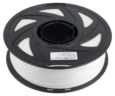 Produktbild von 3D-Drucker Filament, ABS, 1,75 mm, Weiß, 1 kg