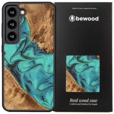 Produktbild von Bewood Einzigartige Hülle für Samsung Galaxy S23 Plus - Türkis