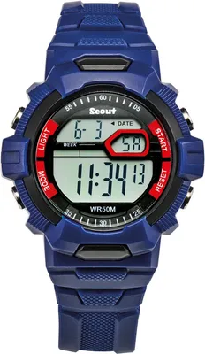 Immagine prodotto di Orologio digitale in plastica blu per bambini di Scout