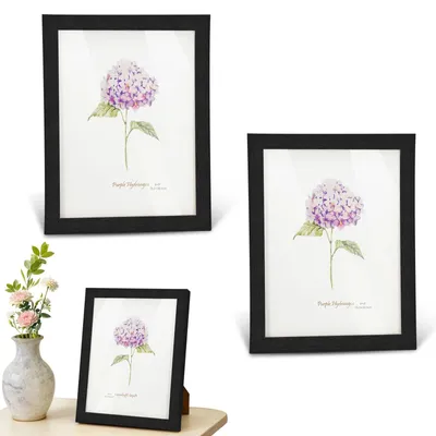 Fotolisten-Set 3er-Pack 15x20 cm schwarz Holz