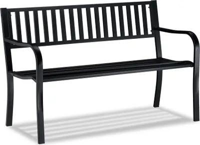 Produktbild von Gartenbank mit Metallstütze