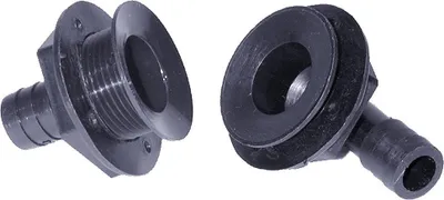 Produktbild von T-h Marine 90°-ablaufanschluss Schwarz  Schwarz One Size