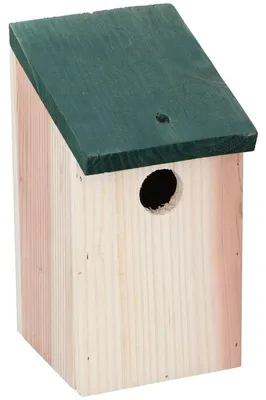 Zdjęcie produktu dla Domek dla ptaków budka lęgowa - 12 x 14 x 22 cm - Drewno - Do zawieszenia na drzewie lub ścianie