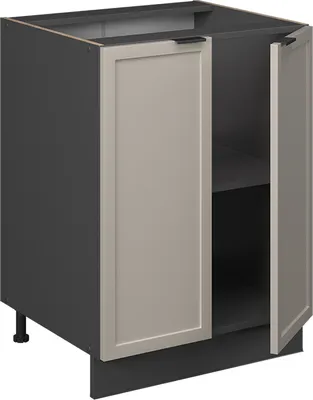 Produktbild von Küchenunterschrank Vicco Fame-Line GrauBeige 60 cm ohne Arbeitsplatte, Model 50243