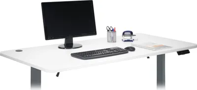 Produktbild von Tischplatte HWC-D40 für Schreibtische, Schreibtischplatte, 160x80cm MVG-  weiß