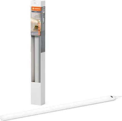 Zdjęcie produktu dla Lampa LED podszafkowa z funkcją ściemniania 7,5 W 480 lm Regulowana biel z czujnikiem 55 cm Kąt liniowy biały