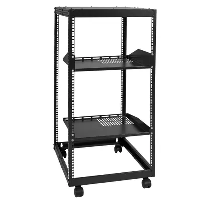 Immagine prodotto di SM® - Armadio di rete rack per server a telaio aperto 20U a 4 montanti - 23''-40'' regolabile