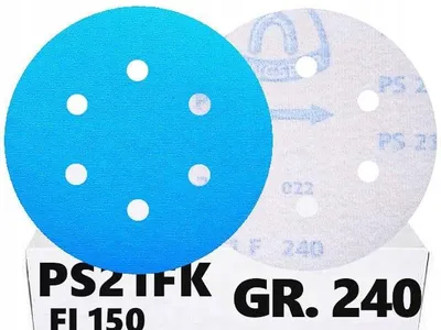 Produktbild von Klingspor PS21 Schleifscheiben 150mm P240 Klett 6-Loch