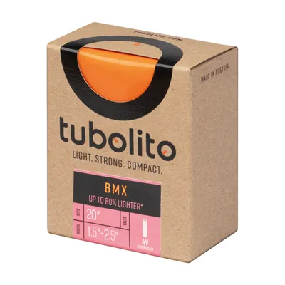 Produktbild von TUBOLITO Reifenschlauch - BMX 20 1-1/8-1-3/8-AV - Orange