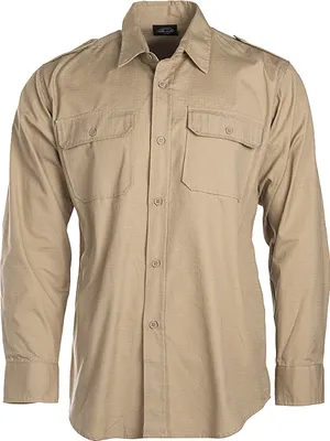 Produktbild von Tropenhemd langarm khaki, M