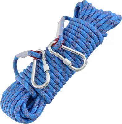 Produktbild von Sicherheitsseil, Nylonseil, Outdoor Kletterseil, Kletterseil, Kletterseil, Rettungsseil, Abfahrtsseil, Kletterseil, 20 Meter, blau, 12 mm