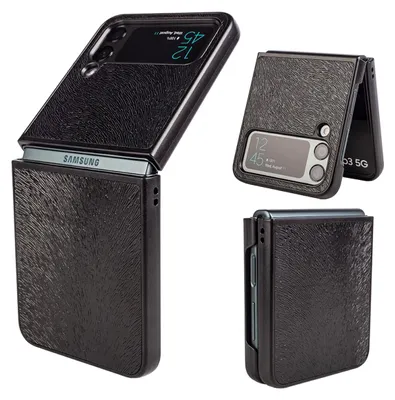 Produktbild von Für Samsung Galaxy Z Flip4 5G Kunstleder / Kunststoff Handy Tasche Etuis Hülle