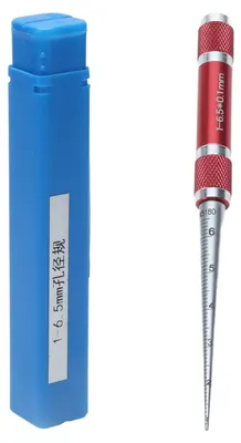 Diafragmameter Edelstahl 1–6,5 mm Kegelbohrungslehre