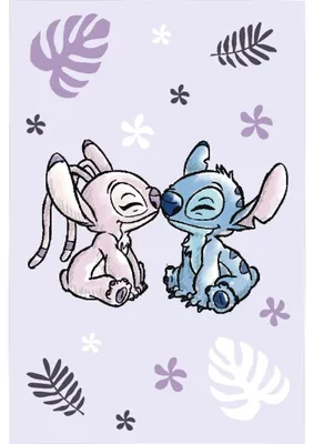 Immagine prodotto di Coperta in pile per neonati Lilo e Stitch Viola 100x150 cm