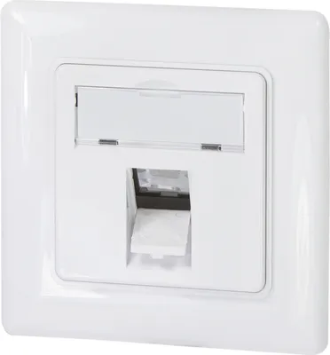 Produktbild von LogiLink Unterputzdose f. 1 Keystone Büchse weiß