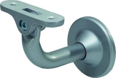 Produktbild von KWS GA-Handlaufstütze, 4513, mit flacher Auflage, Aluminium, silber einbrennlackiert