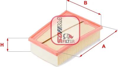 Produktbild von Luftfilter SOFIMA S 2032 A für RENAULT MEGANE III Grandtour (KZ0/1) Filtereinsatz
