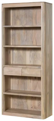 Produktbild von MASSIVMOEBEL24.DE Bücherregal Mango 88x40x205 weiß lackiert TORONTO #318