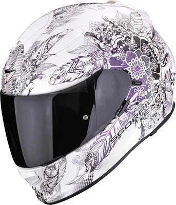 Produktbild von Scorpion Exo-491 Dream Helm, weiß/lila, XXS (51/52)