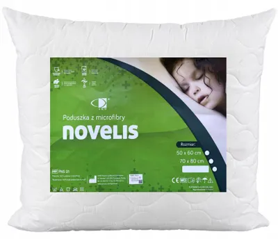 Produktbild von AMW NOVELIS Kissen 40x40 cm Weiß Steppung Reißverschluss