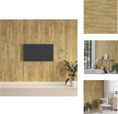 Immagine prodotto di vidaXL Pannelli da parete in PVC marrone effetto legno 2,06 m² - Pannelli da parete
