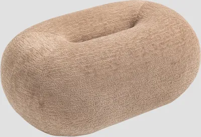 Zdjęcie produktu dla HOMLA LUNCTA Taboret beżowy 82 x 52 x 34 cm