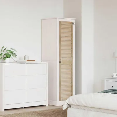 Image de vidaXL Porte d'armoire Nature 170 x 2,1 x 39,5 cm Bois de pin massif