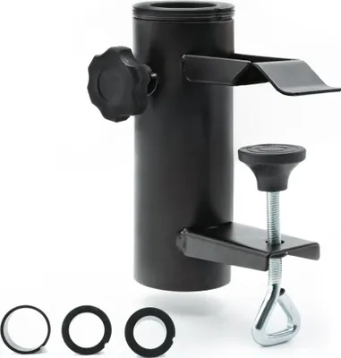 Produktbild von osoltus Sonnenschirmhalter Balkongeländer Klemmsystem Schraube Schwarz