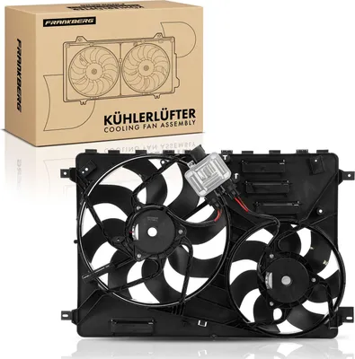 Obrázok produktu pre Frankberg 1x dvojitý ventilátor chladiča motora s rámom ventilátora chladiča Land Rover Freelander 2 L359 2.2L 2006-2014