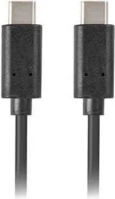 Produktbild von Kabel 2.0 lanberg usb c male/usb c male 0.5m schwarz