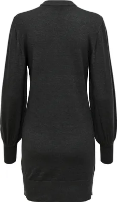 Produktbild von ONLY ONLLABELLE LIFE L/S DRESS KNT NOOS Dark Grey Melange S