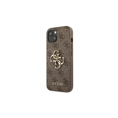Produktbild von Guess 4G Big Metal Logo - Hülle für iPhone 13 mini (Braun)