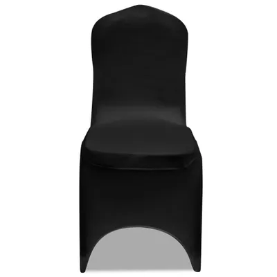 Produktbild von vidaXL 50 x Stuhlhusse Stretchhusse schwarz