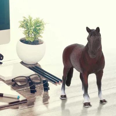Produktbild von Simulation solide Pferdefigur Kunststoff Tiermodell Kind Kinder Lernspielzeug (#3)