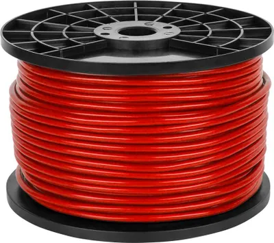 Immagine prodotto di Cavo simmetrico mic. 6 mm rosso (100 m)