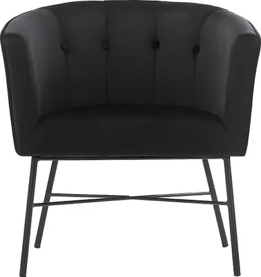 Produktbild von Lounge-Sessel - Samt - Schwarz - FAKART