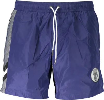 Image de KARL LAGERFELD BEACHWEAR Maillot de bain homme textile bleu SF5247 - Taille : S