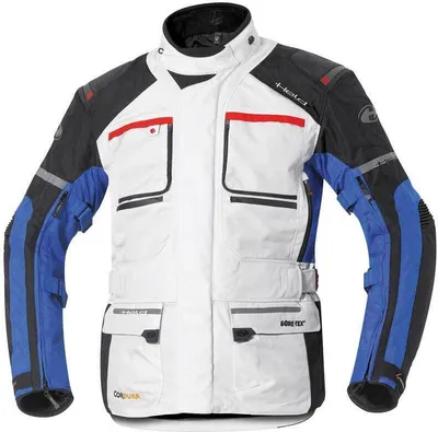 Image de Veste textile Held Carese II pour femmes et hommes, gris/bleu, XS