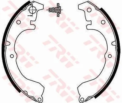 Produktbild von TRW Bremsbackensatz Trommelbremse für TOYOTA COROLLA (E9) 200mm GS8287