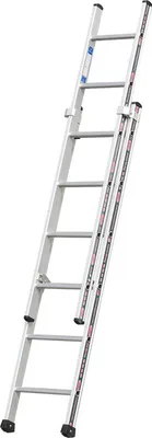 Produktbild von Euro-Profi Schiebeleiter 2-tlg. Mod. S302 - Sprossenanzahl: 2 x 6, Länge max.: ca. 2,95 m