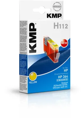 Obrázek produktu pro KMP H112, Žlutá, Inkoust na pigmentové bázi, 1 kusů